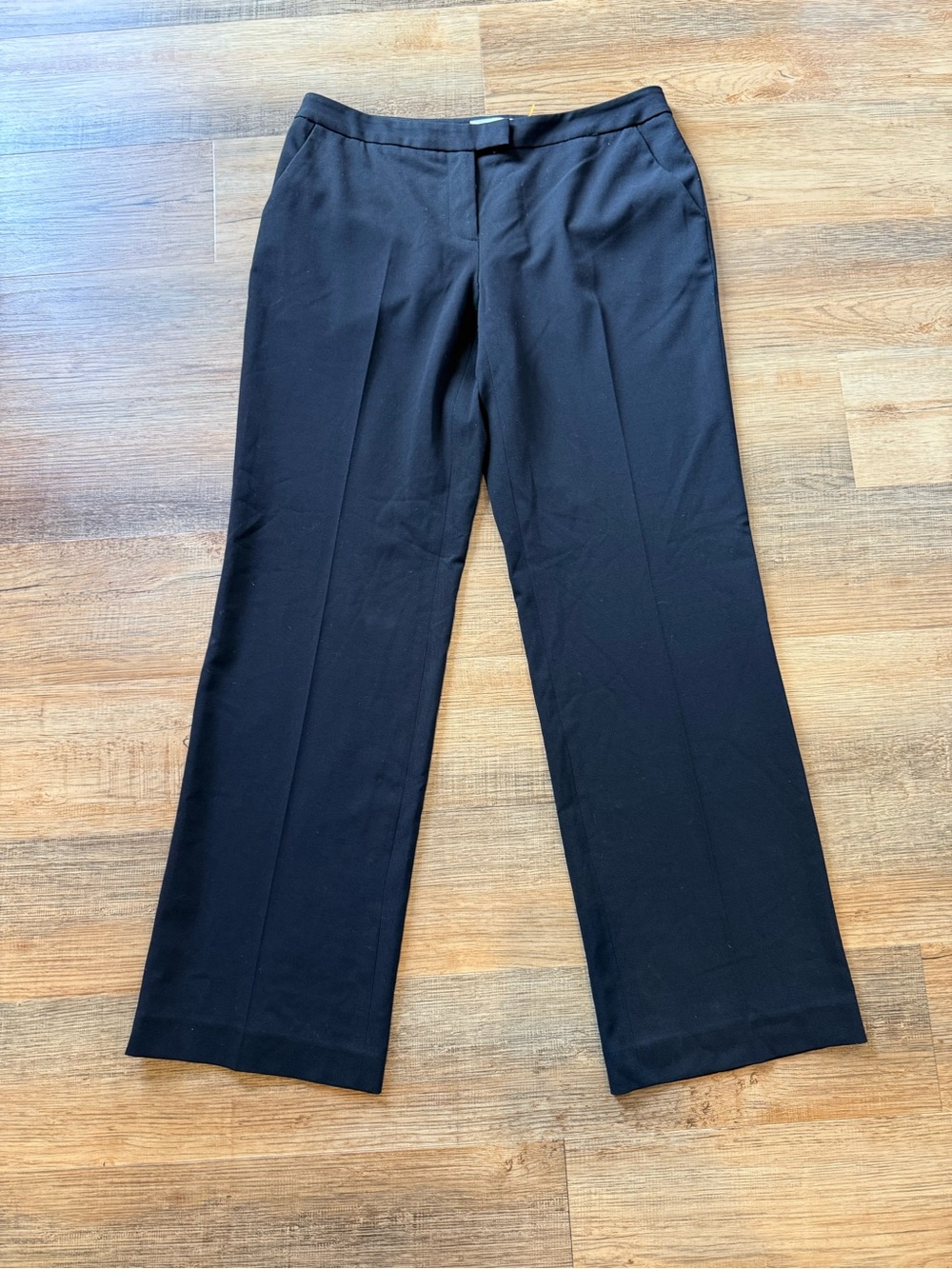Calvin Klein Black Women's Straight-Leg Dress Trousers 6P